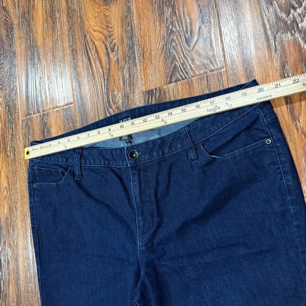 a.n.a 18W Boot Cut Jeans Womens Dark Wash Stretch Denim Pants